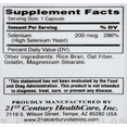 thumbnail image 2 of Selenium 200 mcg Capsules 60 Each - (Pack of 3), 2 of 2