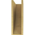 thumbnail image 4 of 7"W x 14"D x 21"H Classic Durham Rough Cedar Woodgrain TimberThane Corbel, Primed Tan, 4 of 6