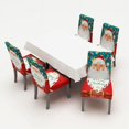 thumbnail image 4 of Fundas para sillas de comedor navideñas - Juego de 2 fundas elásticas para sillas, 4 of 5