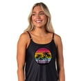 thumbnail image 2 of Women's 2 Piece Tankini Swimsuit With Shelf Bra And Adjustable Straps, 2 of 6
