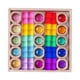 thumbnail image 5 of Rainbow Building Blocks Set de Cubos de Colores Transparentes Bloques Educativos para Desarrollo de Habilidades Motoras Juego de Cubos Apilables con, 5 of 9
