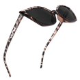 thumbnail image 2 of MARE AZZURO Cat Eye Sunglasses Readers Women UV400 Protection Reading Glasses 100 125 to 400 (Leopard, 2.75),Composite Lens, 2 of 8