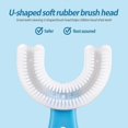 thumbnail image 5 of Toothbrush Children 360 Degree U-shaped Child Toothbrush Teethers Brush Silicone Kids Teeth Oral Care CleaningToothbrushes, 5 of 5