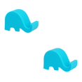 thumbnail image 2 of Ruiboury Universal Home Phone Mini Holder Apartment Desktop Smartphone Stand Portable Support Cellphone Accessory Blue 2Set, 2 of 6