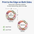 thumbnail image 6 of Avery Printable Round Cards, 3" Diameter, Glossy White, 150ct, 6 of 8