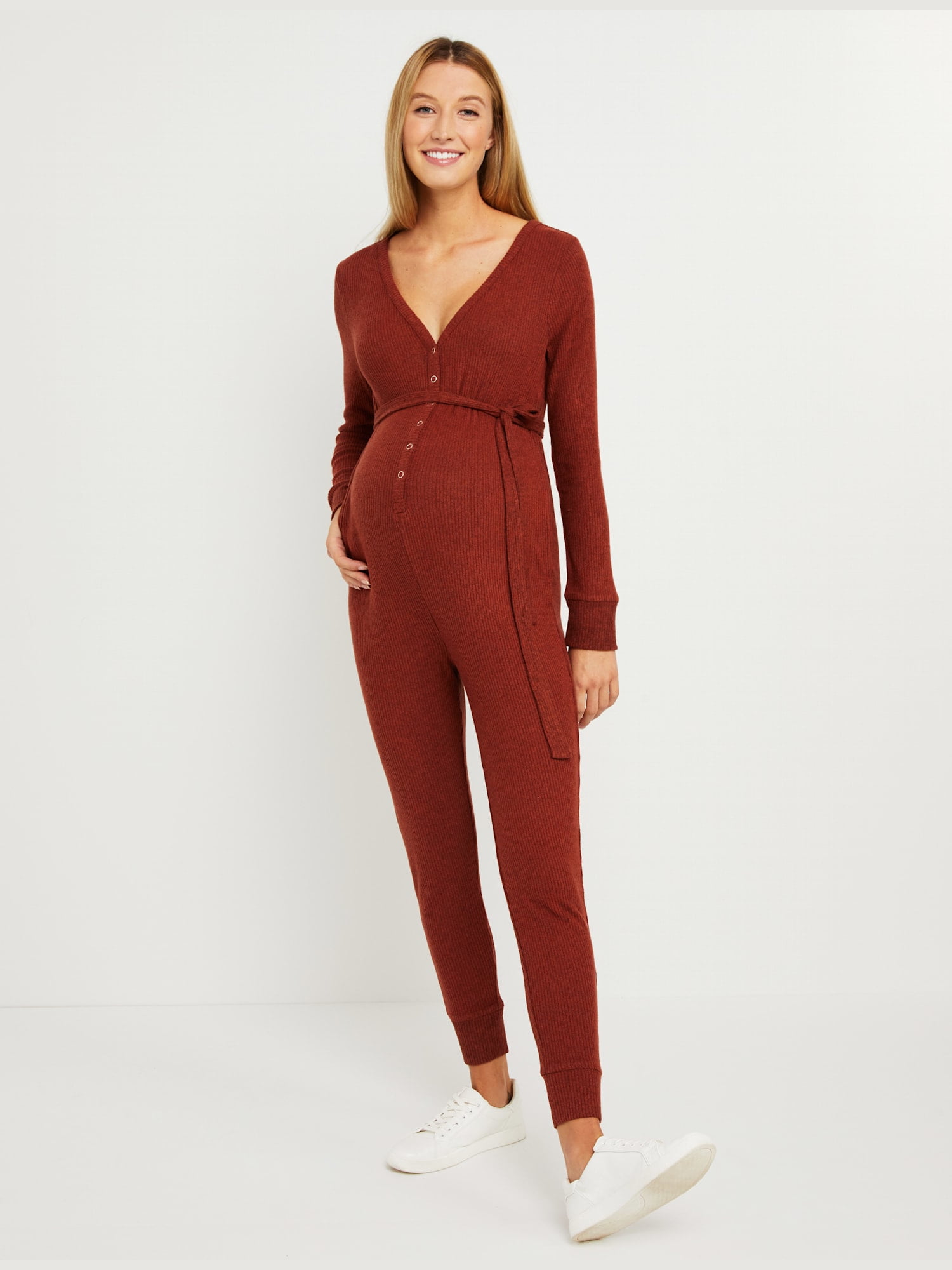 Amorino Sweetheart Neckline Backless Jumpsuit in Red | Oh Polly