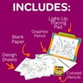 thumbnail image 5 of Crayola Trolls Light Up Tracing Pad Gift, Toys for Kids Ages 6+, 5 of 8