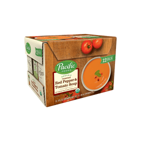 Pacific Foods Organic Creamy Roasted Red Pepper And Tomato Soup