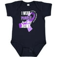 thumbnail image 3 of Inktastic I Wear Purple for My Aunt Lupus Awareness Boys or Girls Baby Bodysuit, 3 of 5