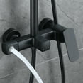 thumbnail image 3 of Adjustable Height Slide Bar Shower Faucet Set With Tub Spout, Luxury Brass Complete Shower System With Rough-In Valve, 3 of 5