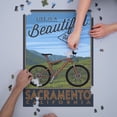 thumbnail image 3 of Sacramento, California, Mountain Bike Scene, Ride the Trails (1000 Piece Puzzle, Size 19x27, Challenging Jigsaw Puzzle for Adults and Family, Made in USA), 3 of 4