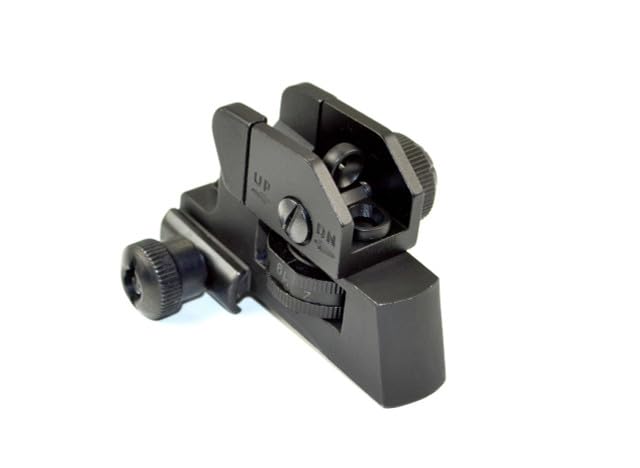 DB TAC Rear Sight Aluminum Picatinny/Weaver Complete Match-Grade 4/15 Back up