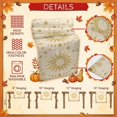 thumbnail image 6 of Golden Sun Cotton Linen Rectangle Table Runners 13"x72", Abstract Mystical Universe Planet Moon Coffee Table Runner Dresser Scarves Luxury Table Runners for Wedding Party Banquet Dinner Decor, 6 of 7