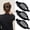 Negro, variant on Flat Hair Clips for Thick and Thin Hai, Matte Large Alligator Clips, Duck Billed Barrettes, 3Pcs
