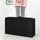 thumbnail image 1 of Bolsa de Almacenamiento de Tela Reforzada Extra Grande 100x58x28cm, Impermeable, Cremallera Resistente, Ventana de PVC Transparente, Negra o Gris, 1 Unidad, 1 of 6