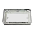 thumbnail image 4 of Cubierta de salida resistente a la intemperie, caja de enchufe de interruptor impermeable, protector de enchufe de receptáculo exterior para baño Borrar estilo B, 4 of 8