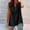 Black, variant on TIANZEN Women Sleeveless Shirt For Casual Everyday Wear Features Button Closure Ideal For Summer Pairs Well Button down Dress for Women Long Sleeve Womens Loose Fit T Shirts Thermal Button Shirt Women