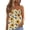 Beige, variant on Women’S Flowy Tube Tops Strapless Smocked Tube Top with Sunflower Floral Print Casual Sleeveless Blouse for Summer Beach Holiday Bronze XL