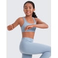 thumbnail image 4 of CRZ YOGA Girls Butterluxe Racerback Sports Bra Yoga Athletic Casual Tops Crop Kids Teen, 4 of 7