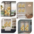 thumbnail image 7 of Farmhouse Sunflowers Window Privacy Film,Rustic Barn Doors Flowers Butterfly Wooden Static Cling UV Sun Blocking Window Tint Day and Night,Non-Adhesive One Way Privacy Cover 29.5''x78.7'', 7 of 7