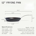 thumbnail image 3 of Cookware - Seasoned 12" Carbon Steel Frying Pan - (Like Cast Iron, but Better) - Professional Cookware - Crafted in Sweden - Induction Compatible, 3 of 9