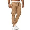 thumbnail image 1 of Pantalones de algodón Minnieouse para hombre color Caqui 4XL, 1 of 6