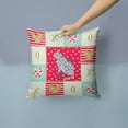 thumbnail image 2 of Serengeti Cat Love Fabric Decorative Pillow, 2 of 4