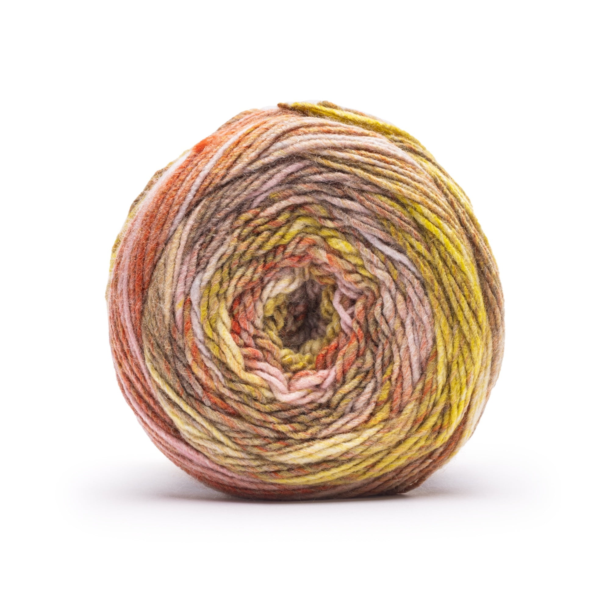 Red Heart® Roll With It Melange™ #4 Worsted (Medium) Acrylic Yarn, Jasper 5.29oz/150g 389 Yards (3 Pack)