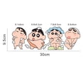 thumbnail image 3 of Pegatinas impermeables de dibujos animados de Anime Crayon Shin Chan para coche y motocicleta, pegatinas de baño Kawaii, pegatinas decorativas para azulejos, 3 of 5
