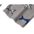thumbnail image 6 of Beezizac 2-Piece Pajamas For Big Boys Blue & Gray Shark Cool Long Sleeve Soft Kid PJ Set Size 12, 6 of 7