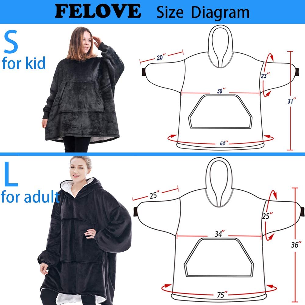 Blanket Sweatshirt Blanket Hoodie 