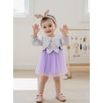 thumbnail image 6 of BemeyourBBs Baby Girl 2Pcs Outfits Sleeveless Tulle Dress + Long Sleeve Jacket, 6 of 9
