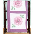 thumbnail image 2 of Jack Dempsey Stamped White Quilt Blocks 18"X18" 6/Pkg-XX Rose, 2 of 2