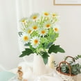 thumbnail image 6 of Kadlawus Under $5 ! Artificial Daisy Flowers Fake Floral Stems Realistic Greenery Bouquet for Home Garden Decor Vase Arrangement, 6 of 6