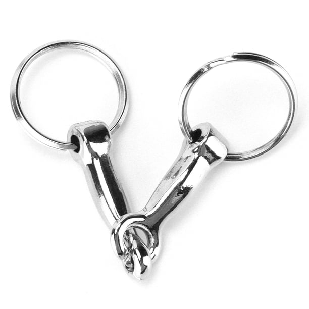 Llavero Con Punta De Filete De aleación De Zinc, Llavero Con Punta De Filete De Conector único, Llavero Con Puntas De Caballo Para Decoración De Casas Para Amigos Amantes De Los