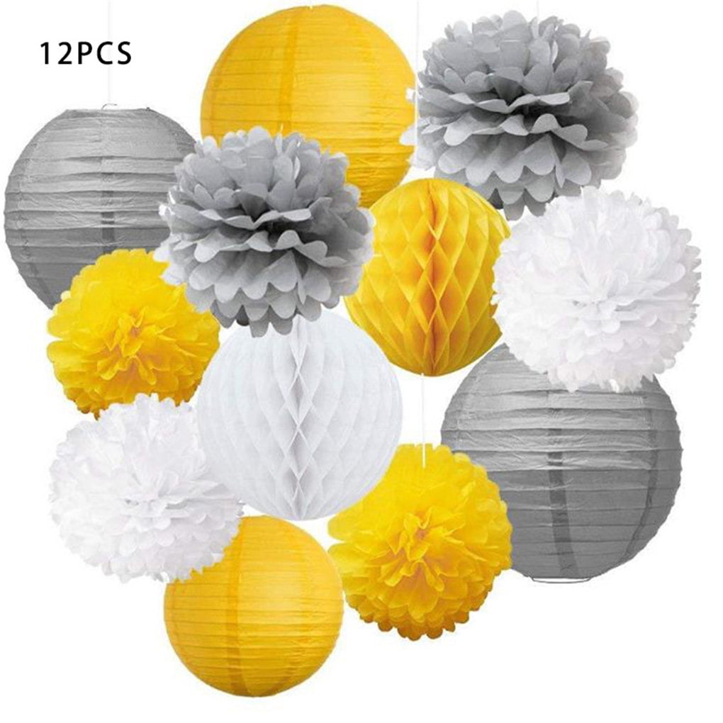 flower shaped paper lanterns