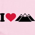 thumbnail image 2 of CafePress - I Love Mountains Infant Bodysuit - Baby Light Bodysuit, Size Newborn - 24 Months, 2 of 4