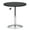 Black, variant on ZOPan Round Bar Table, Adjustable Height and 360° Swivel Pub Tables, Cocktail Table with MDF Top, Silver Leg Base for Bar, Bistro.Black
