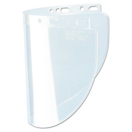 Face Shield Window - Fibre-Metal by Honeywell High Performance Face Shield Window, Wide Vision, Propionate, Clear