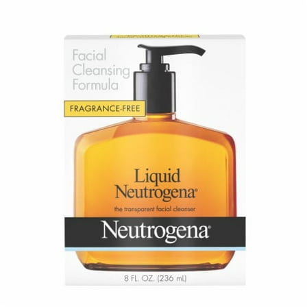 Liquid Neutrogena Fragrance Free Facial Cleanser, 8 fl. oz