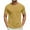 Yellow, variant on Men's Solid V-Neck T-Shirt with Short Sleeves, Lightweight Casual Tee for Men's and Big Men's ,Yellow,L
