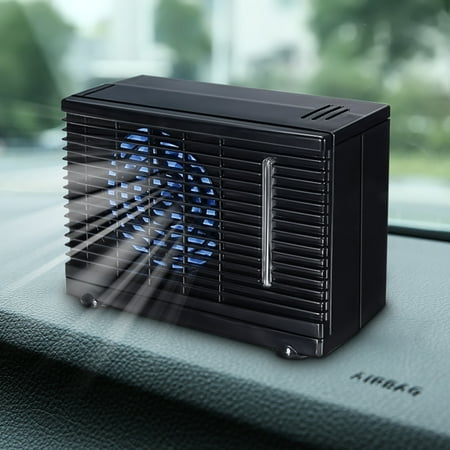- 12V Universial Portable ICE Evaporative Mini Air Conditioner Home Car Water Cooler Cooling Fan