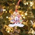 thumbnail image 4 of Toystoory Decoración colgante de Navidad para Hotel en casa, fiesta, banquete, árbol de Navidad portátil, ventana, colgante de resina alegre para Kits de decoración para fiestas 5 cabezas Toystoory HA069810-04B, 4 of 6