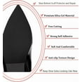 thumbnail image 2 of Black Shoe Sole Protector,Anti Slip Shoe Grips on Bottom of Shoes - Bottom Protector - Sole Guard - Non-Slip Shoe Pads for High Heels (6"x4",Black-2Pairs), 2 of 10