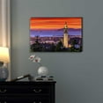 thumbnail image 2 of wall26 Canvas Print Wall Art Purple &amp; Red Sunset Over San Francisco Bay Nature Wilderness Photography Modern Art Rustic Scenic Relax Multicolor Colorful for Living Room, Bedroom, Office - 12&quot, 2 of 4