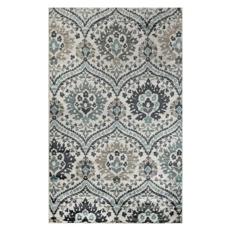 Superior Augusta Oriental Indoor Area Rug, 8' x 10', Deep Royal