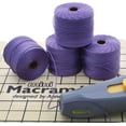 thumbnail image 6 of The Beadsmith S-Lon Bead Cord – .5 mm Twisted Nylon Cord, 4 Spools, Medium Purple Color, TEX210, 77 Yards, 6 of 6