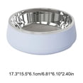 thumbnail image 3 of onlyliua 304 Stainless Steel Slow Feeder Pet Bowl Anti-Choke Non-Tip Raised Dog Cat Food Water Dish Dishwasher Safe Durable Rust-Resistant Design For Small To Medium Pets Slow Feeder Bowl, 3 of 6