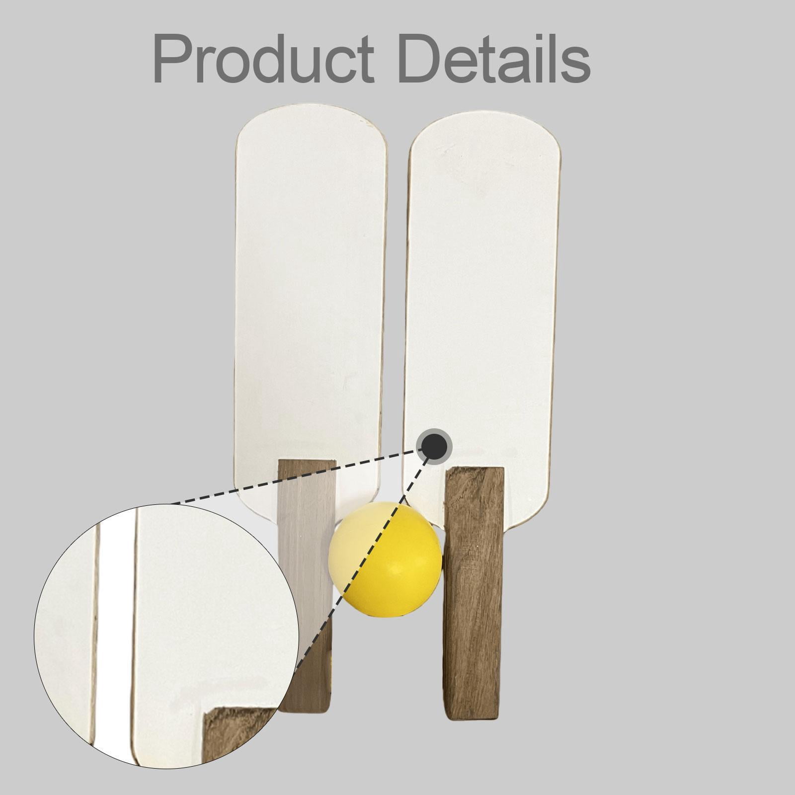 DimyFew 2 Pieces Sightless Table Tennis Racket Accessories with Ball Gift Premium Sounds 1 Ball