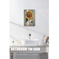 thumbnail image 4 of Aluminum Sign Metal Tin Retro Sign Sunflower Retro Vintage Tin Bar Sign Country Home Decor For Home Living Room Bedroom Decoration 12"x16", 4 of 6